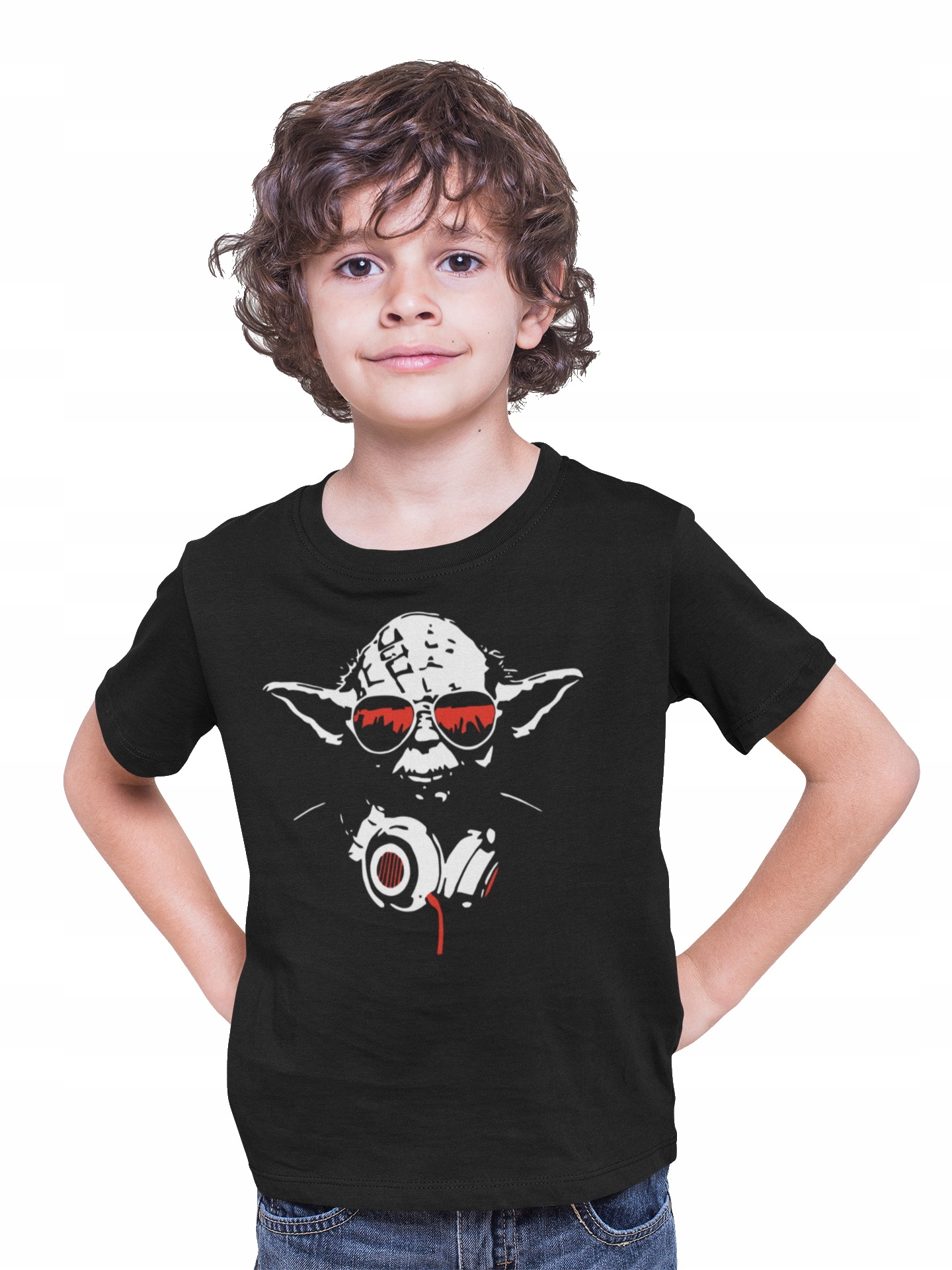 

Dziecięca Koszulka Muzyczna Słuchawki Star Wars