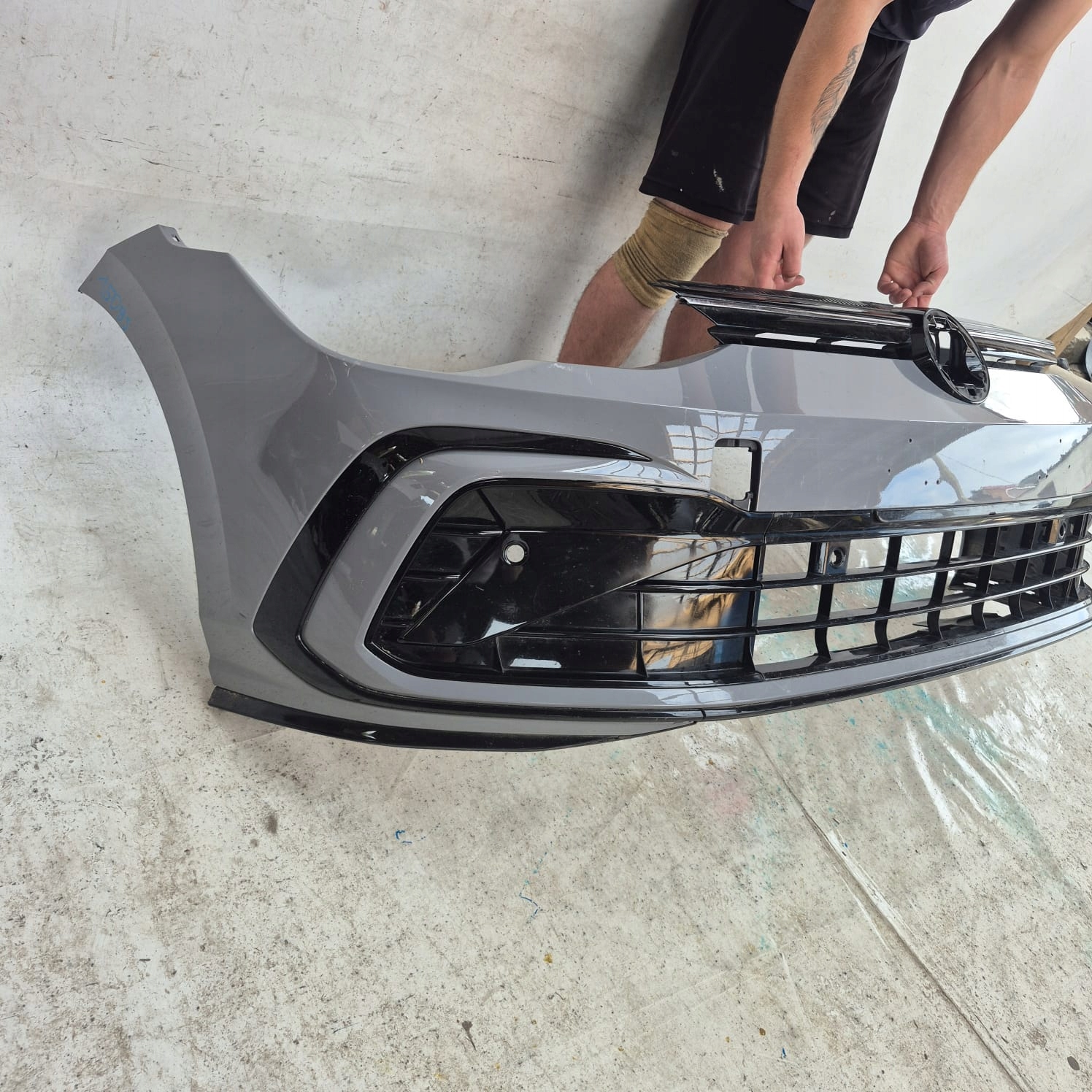 VW GOLF VIII 8 5H0 R-LINE 19- bumper front front PDC