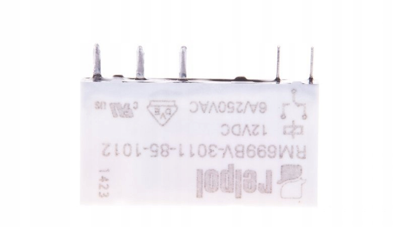 

Przekaźnik miniaturowy 1P 6A 12V DC wersja pionowa