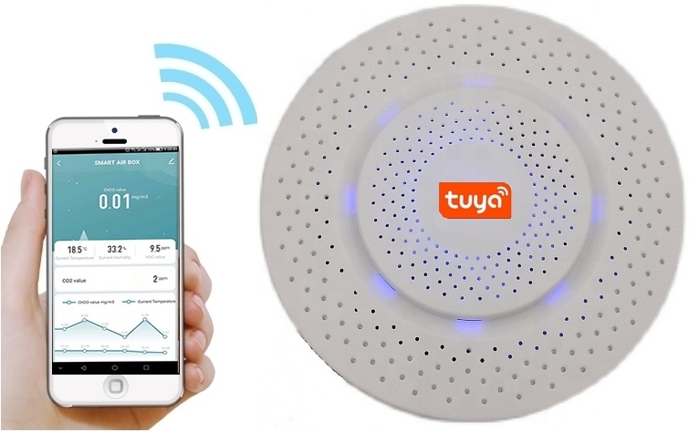 

Czujnik Sensor Jakości Powietrza WiFi Tuya Smart