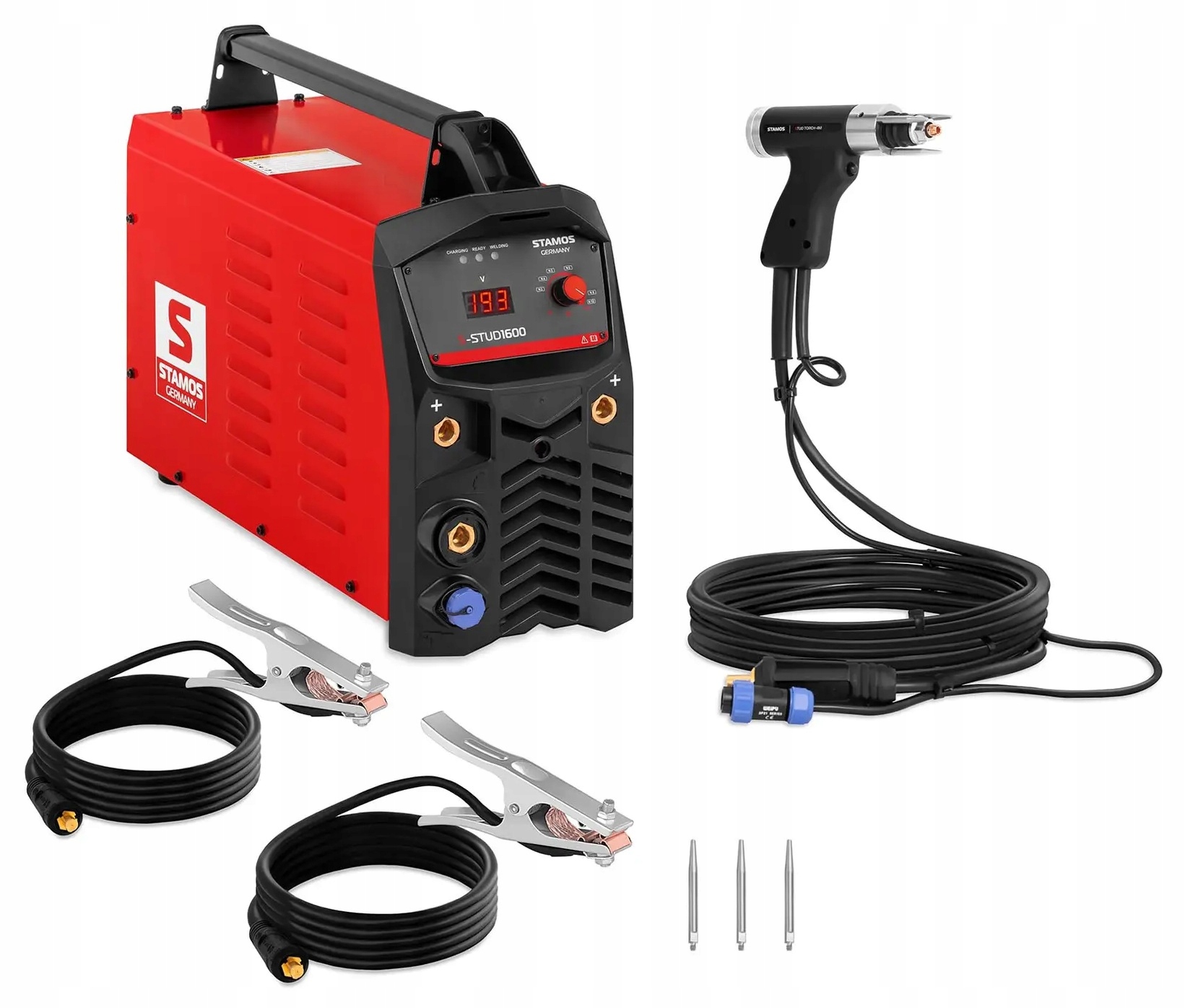 Kondenzátorová svářečka 1600J 72000µF Stamos S-STUD1600 10020158