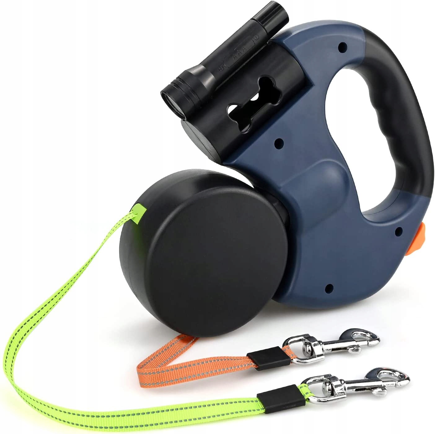 Levně Vodítko Pro Psa 2V1 3M S Led Automatickým Měřítkem