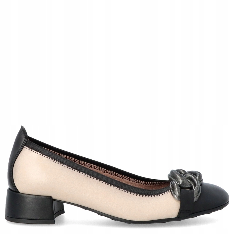 Španělské lodičky s přezkou Hispanitas CHI254349 Béžovo Černé 37