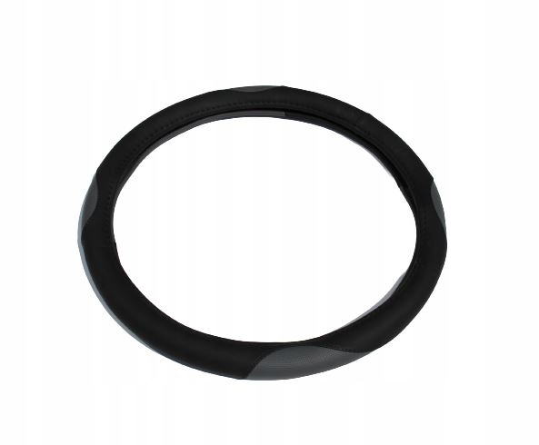 Pokrowiec na Kierownice Nakładka 41-43 Szara Skóra