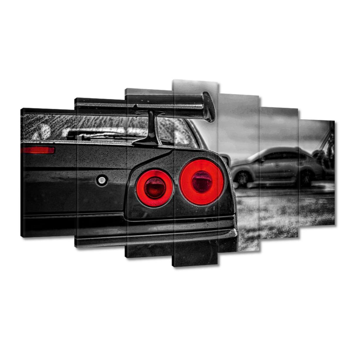 Obrazy 140x80 Sportovní Nissan Gtr Lampy