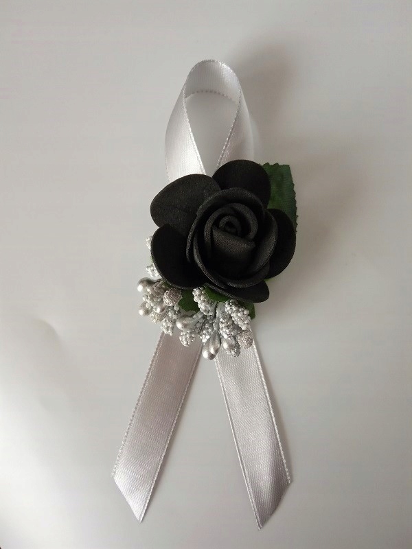 PR21 _B * Przypinka butonierka ślub STUDNIÓWKA Kod producenta PR21 /B srebrny