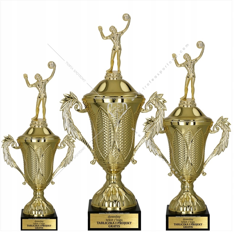 złoty puchar z figurką Siatkówka 35 cm + GRAWER EAN (GTIN) 5900910231400