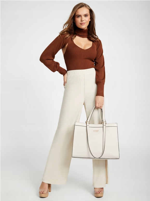 Guess dámská velká kabelka Mariam mléčná