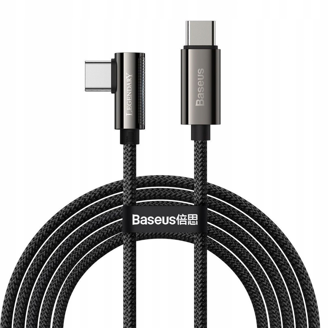 

Kabel Usb-c do Usb-c Kątowy Baseus Pd 100W 2m