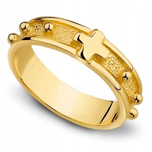 

Piękny Złoty Różaniec Na Palec PR.333 R.20