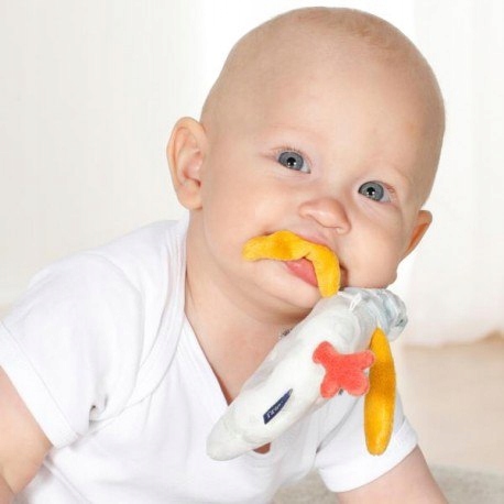 MASKOTKA Z GRZECHOTKĄ ŚWIECĄCA W CIEMNOŚCI, SŁOŃ Z Wiek dziecka 0 +