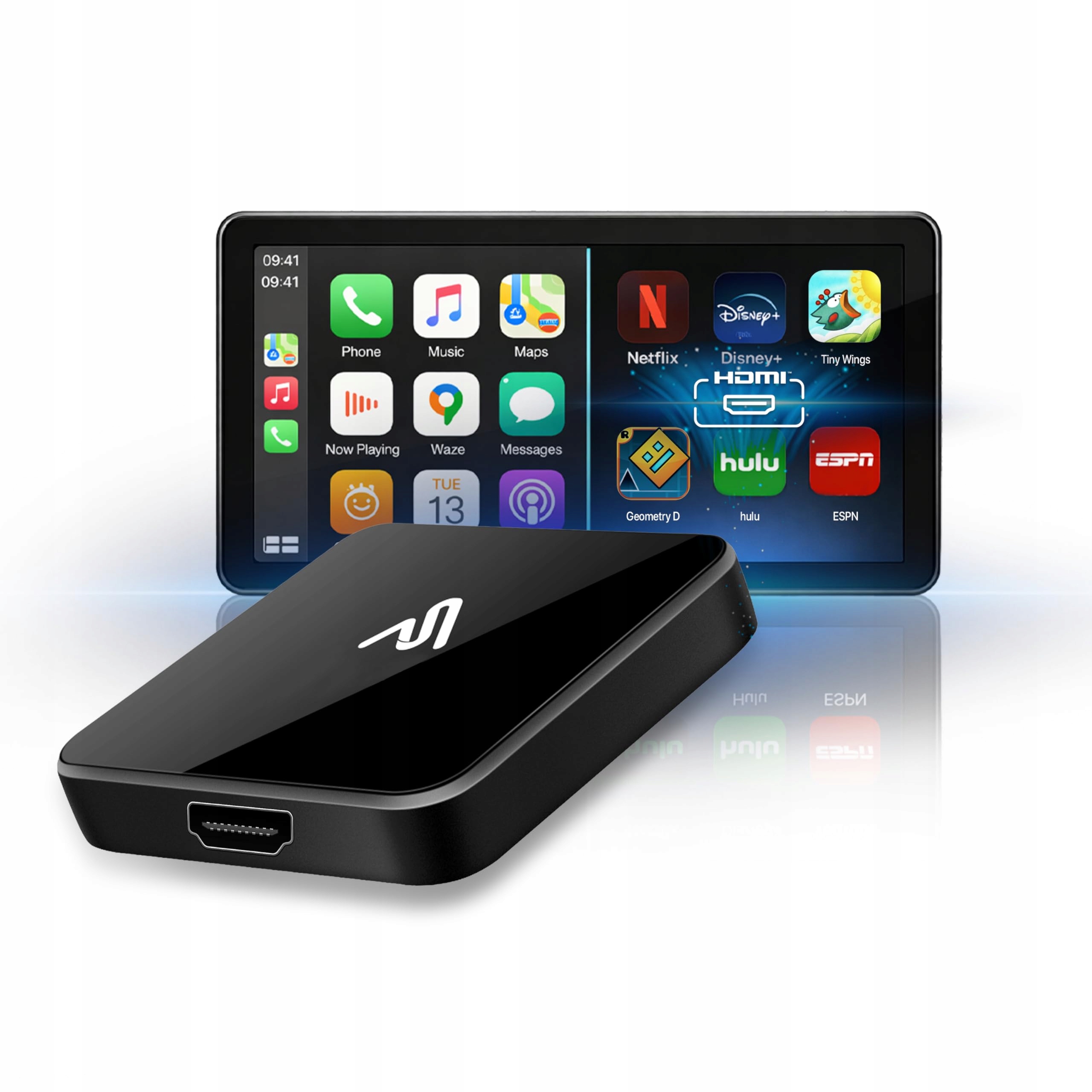 AutoSky Bezdrátový Hdmi adaptér pro CarPlay a Android Auto