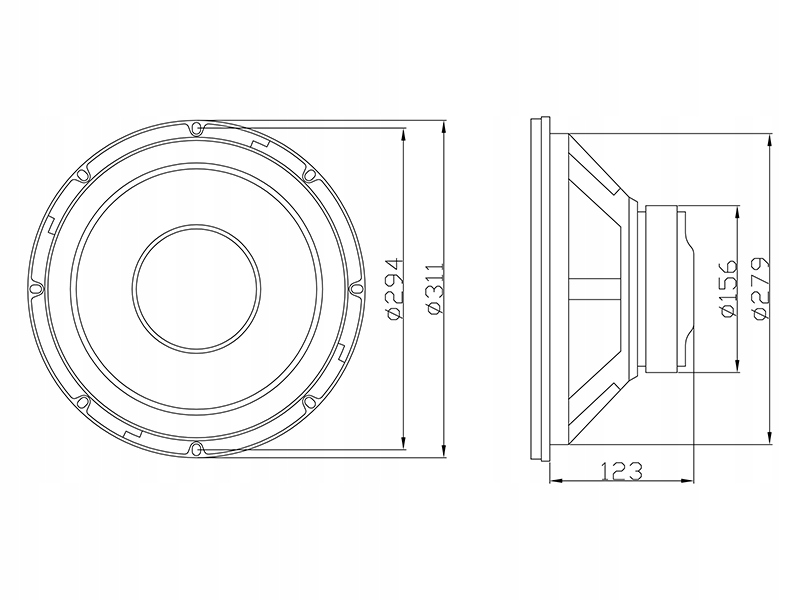 Głośnik BLOW A-300 4Ohm Model A-300