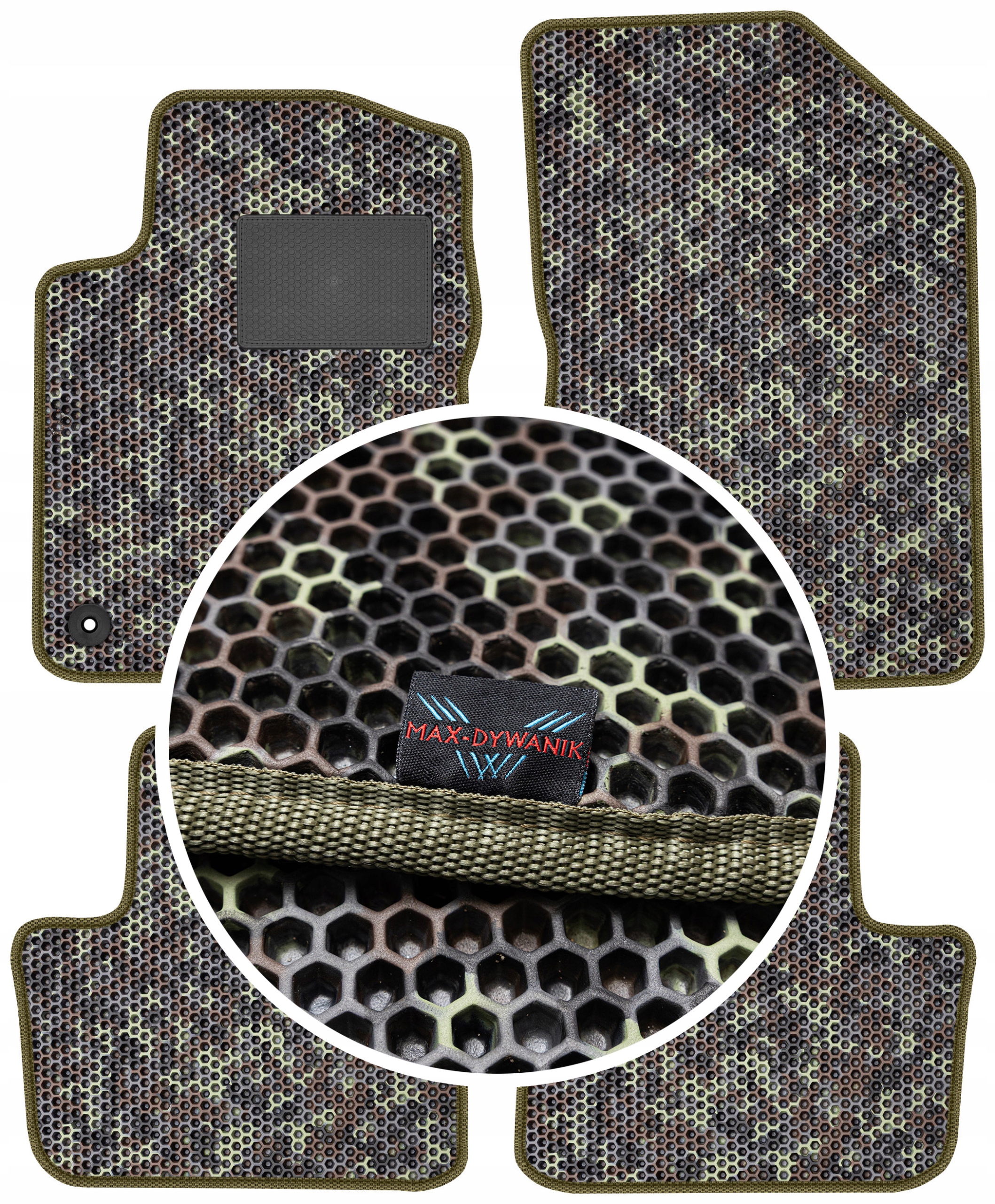 Peugeot 2008 I 2012-2019 Gumové rohože Eva Moro