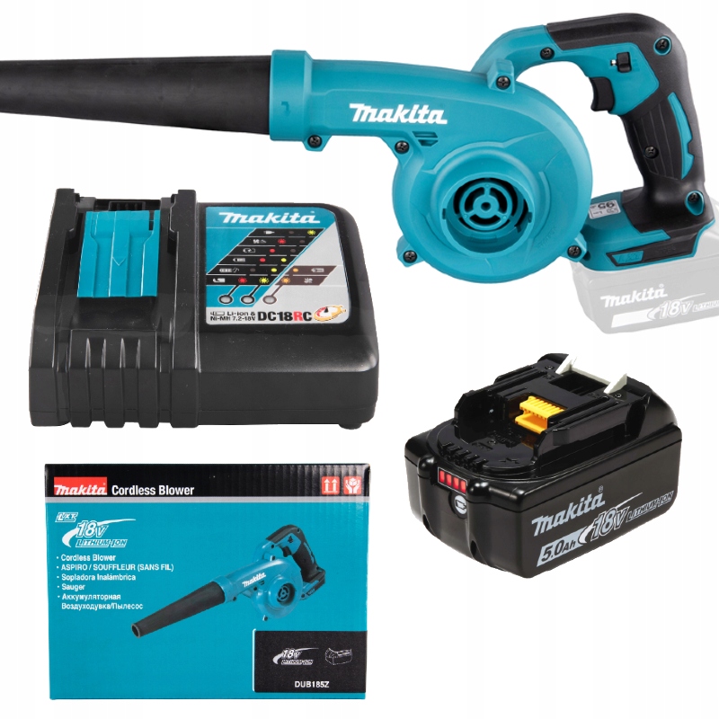 

Makita Dmuchawa Aku Lxt 18V DUB185RT +5,0Ah DC18RC