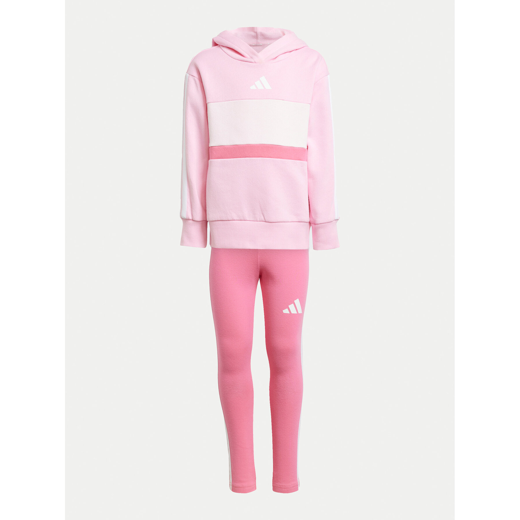 Adidas Dziewczynka Komplet bluza i legginsy JC7475 Różowy