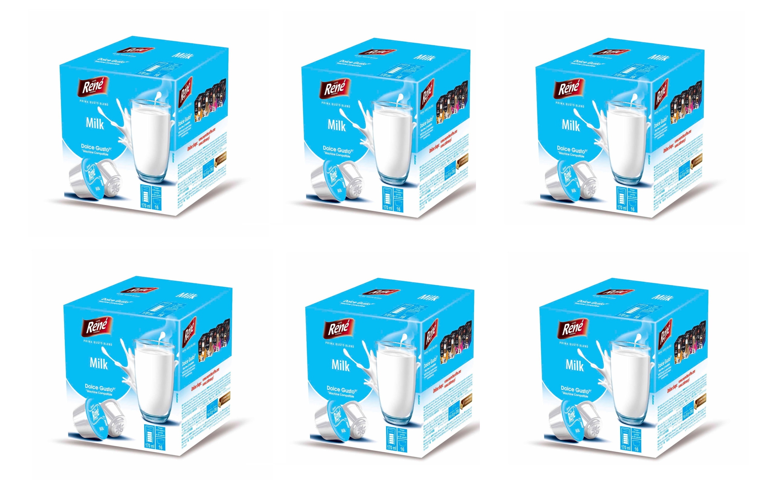 Rene kapsułki do Dolce Gusto Mleko 96 sztuk Milk