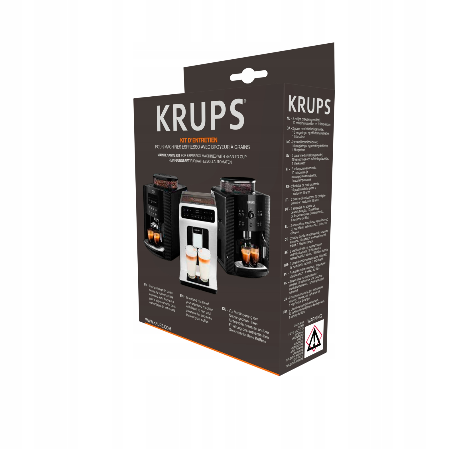 

Oryginalny zestaw czyszczący Krups XS5300