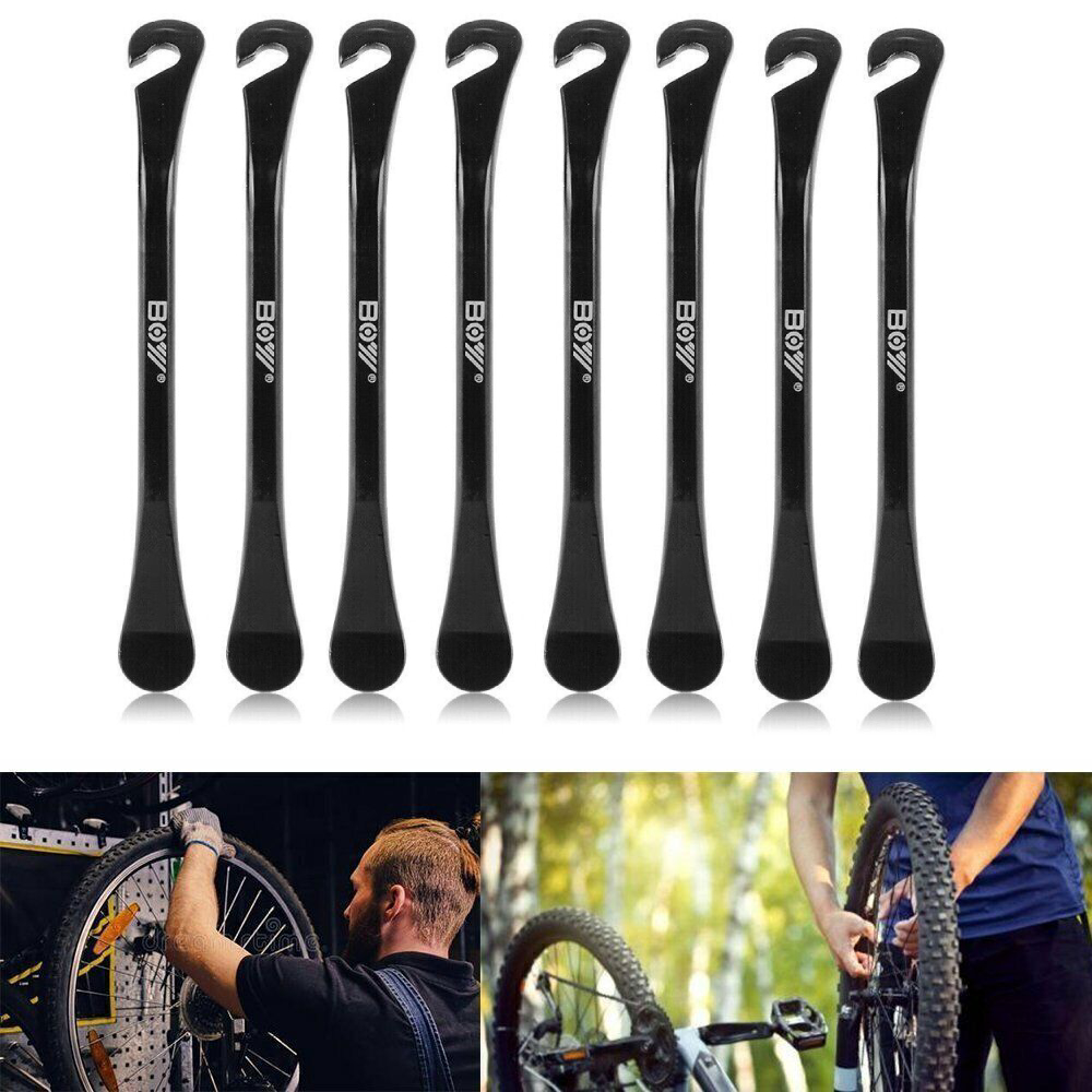 Kovové Montpáky Na Sundávání Pneumatik A Duší Raion 8 Kusů Černé