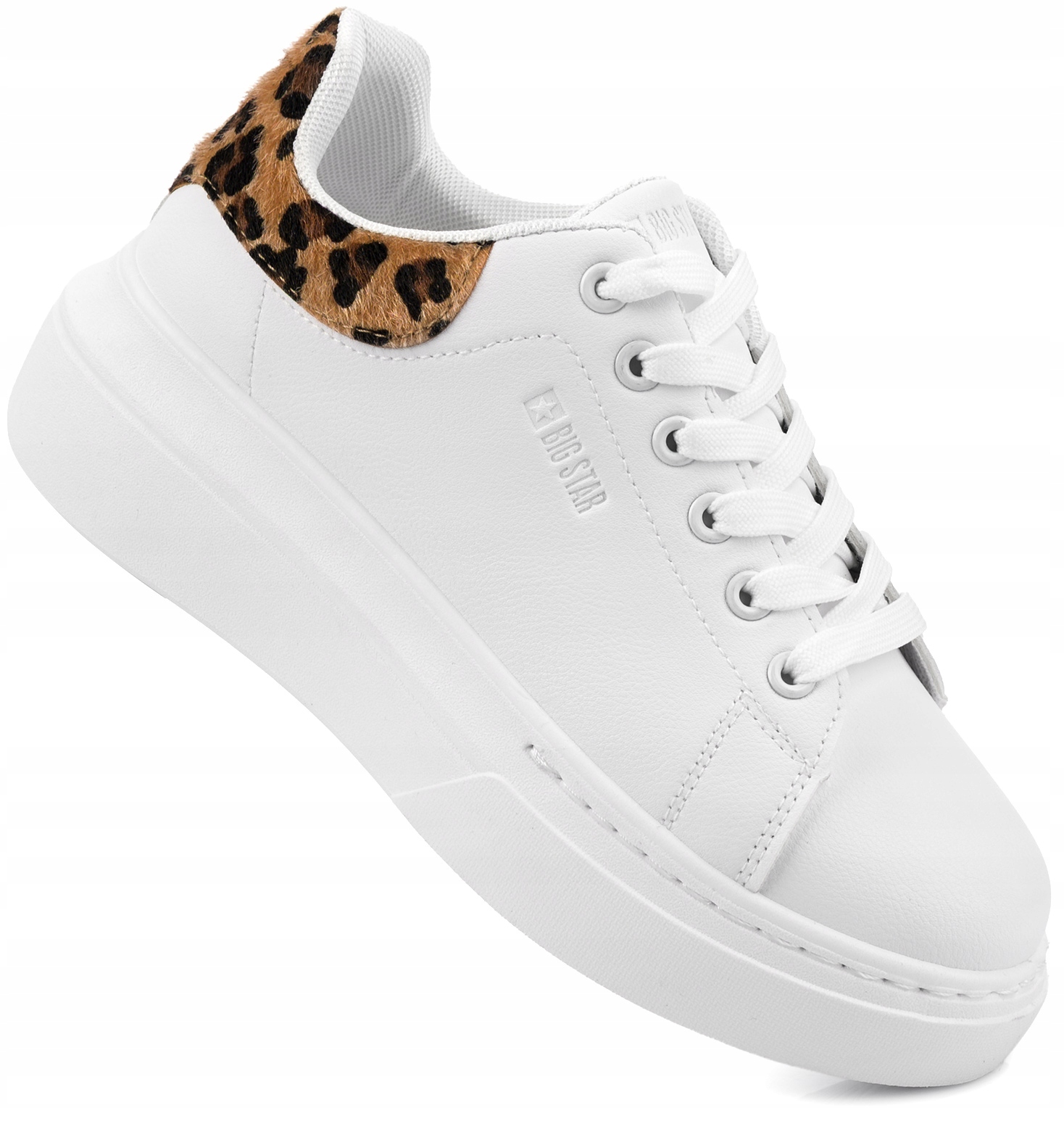 Big Star Damskie Buty Sneakersy Na Platformie Panterka Ekoskóra r. 39