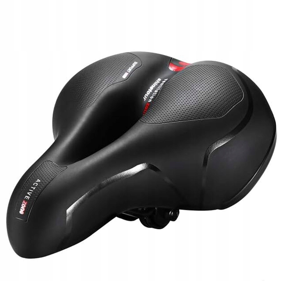 SIODEŁKO ROWEROWE DAMSKIE MĘSKIE SIODŁO ROWEROWE DO ROWERU Z AMORTYZATOREM Stan opakowania oryginalne