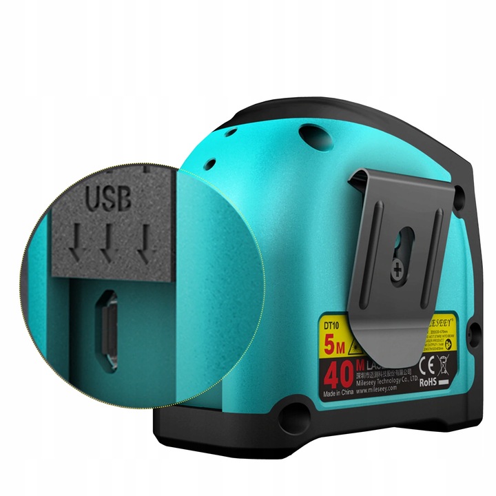 INTELIGENTNY DALMIERZ LASEROWY IR WYŚWIETLACZ LCD 40M Z MIERNIK ODLEGŁOŚCI Rodzaj dalmierz