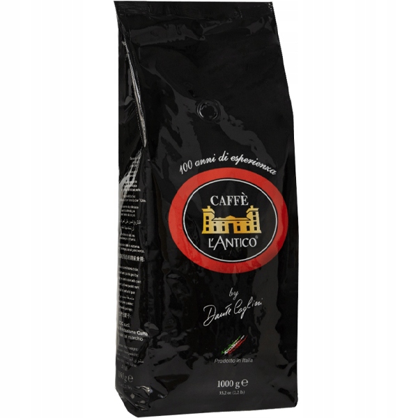 Levně Káva zrnková L'antico Riserva Nero 1 kg italská pražírna Bonus videokniha