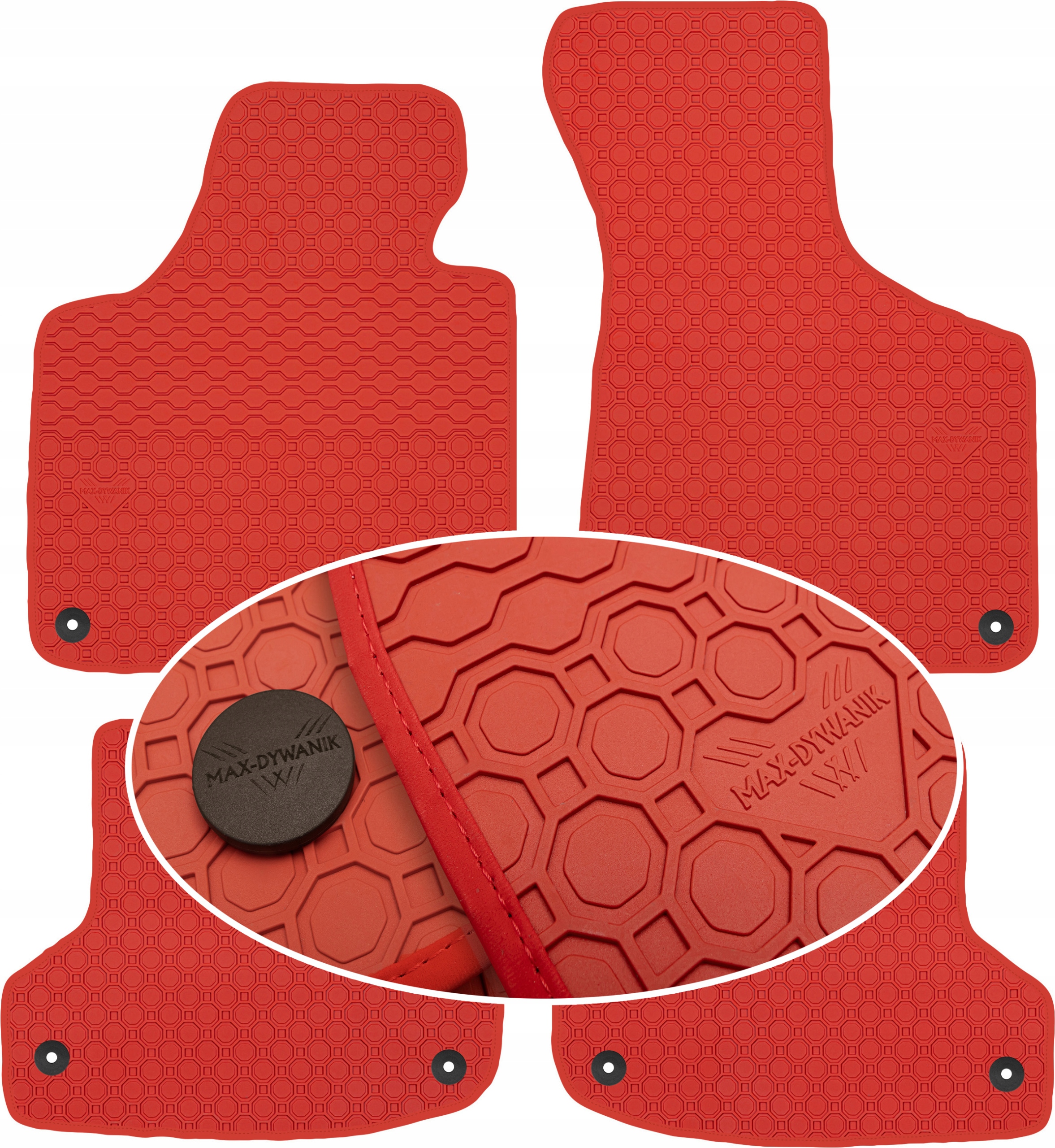 Audi A3 8P 2003-2012 Koberce Červené