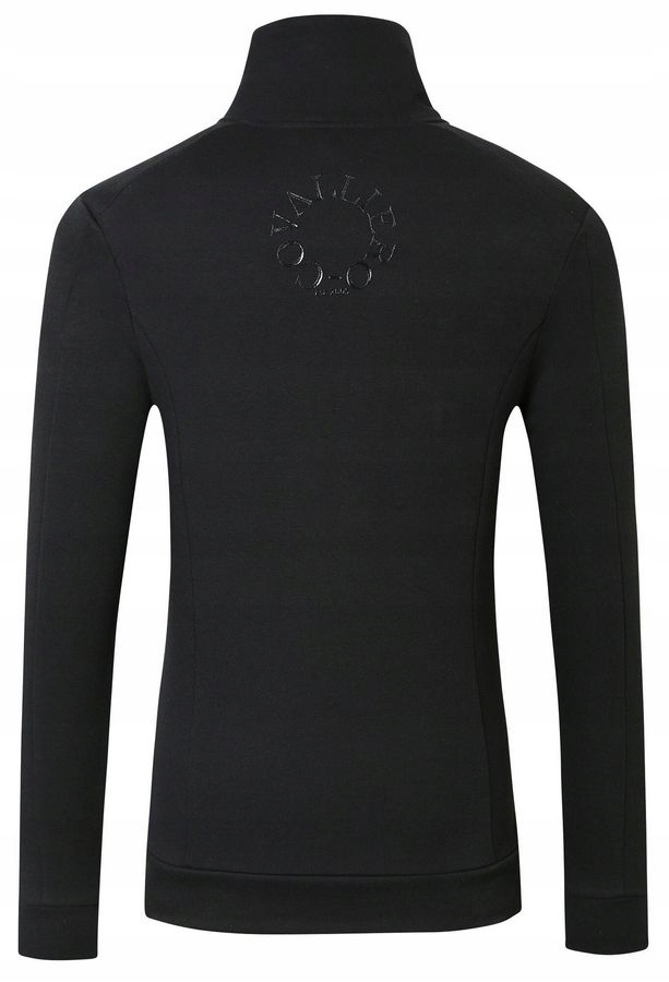 Bluza/Sweter ze stójką, bluzka techniczna z zamkiem – Covalliero czarna Xs