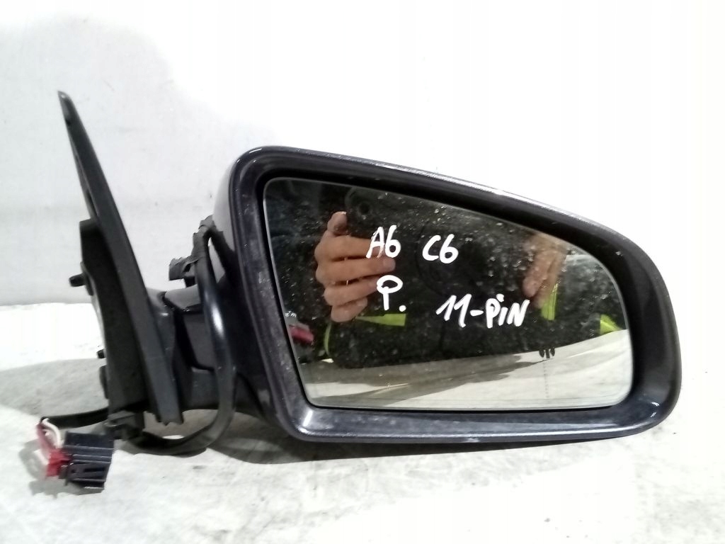 Audi A6 C6 mirror right el. 11 PIN