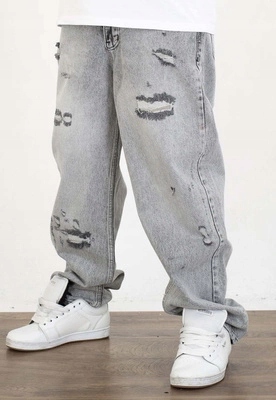 Kalhoty I8 Denim BAG79 Baggy šedé