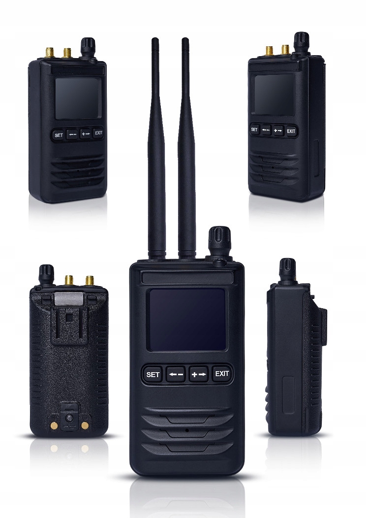 Wykrywacz dronów 300-6000mhz ręczny detektor uav mobilny alarm sos 15h