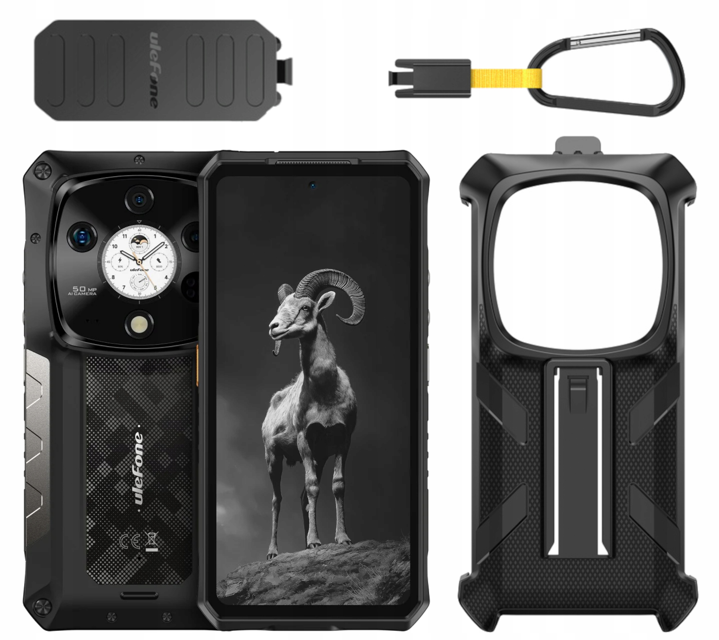 Smartfon Ulefone Armor 28 Pro 16/512GB 5G 10600MAH IP68 Noktowizja Etui