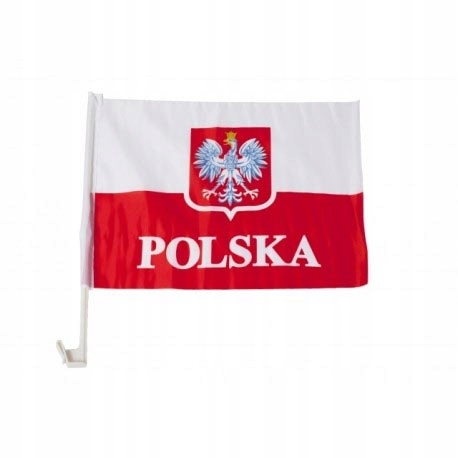Polska FLAGI FLAGA SAMOCHODOWA 31X46