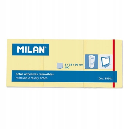 

Karteczki samoprzylepne 38x50 Milan 300 szt.