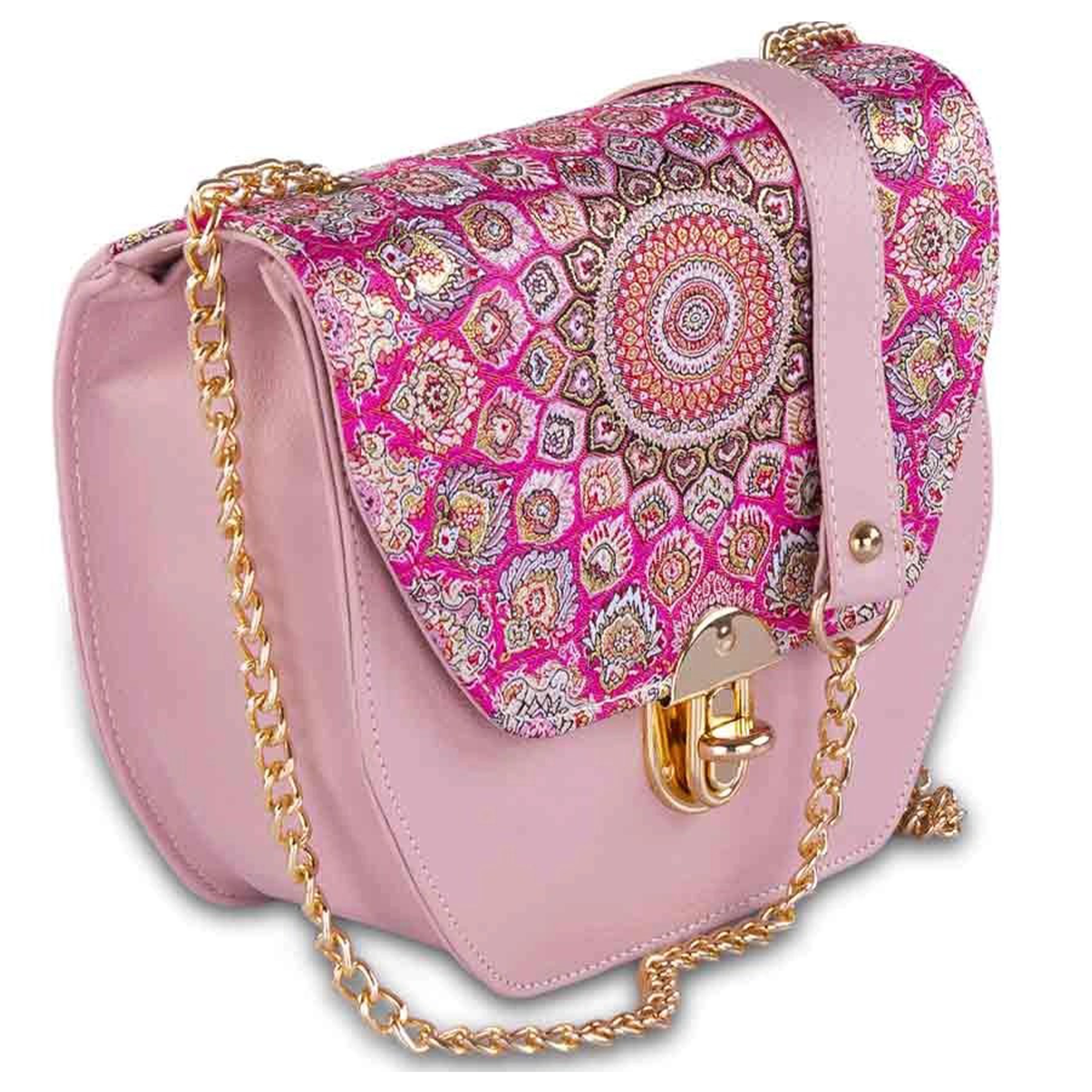 Dámská kabelka Malá Kabelka Přes Rameno Ekokůže Prostorná Elegantní Orientální Vzor