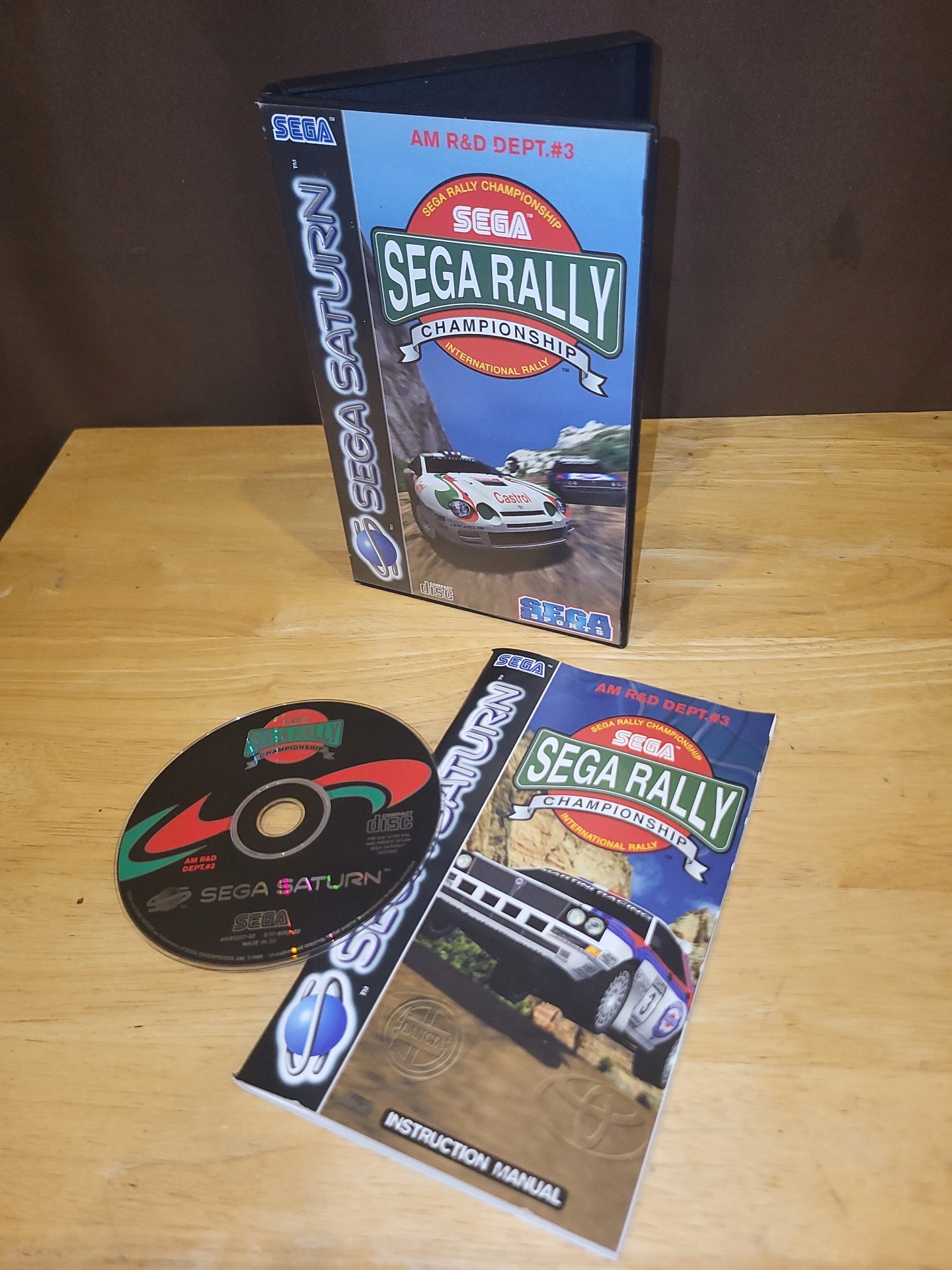SEGA RALLY CHAMPIONSHIP - SEGA SATURN KOMPLET LEPSZE PUDEŁKO!!!