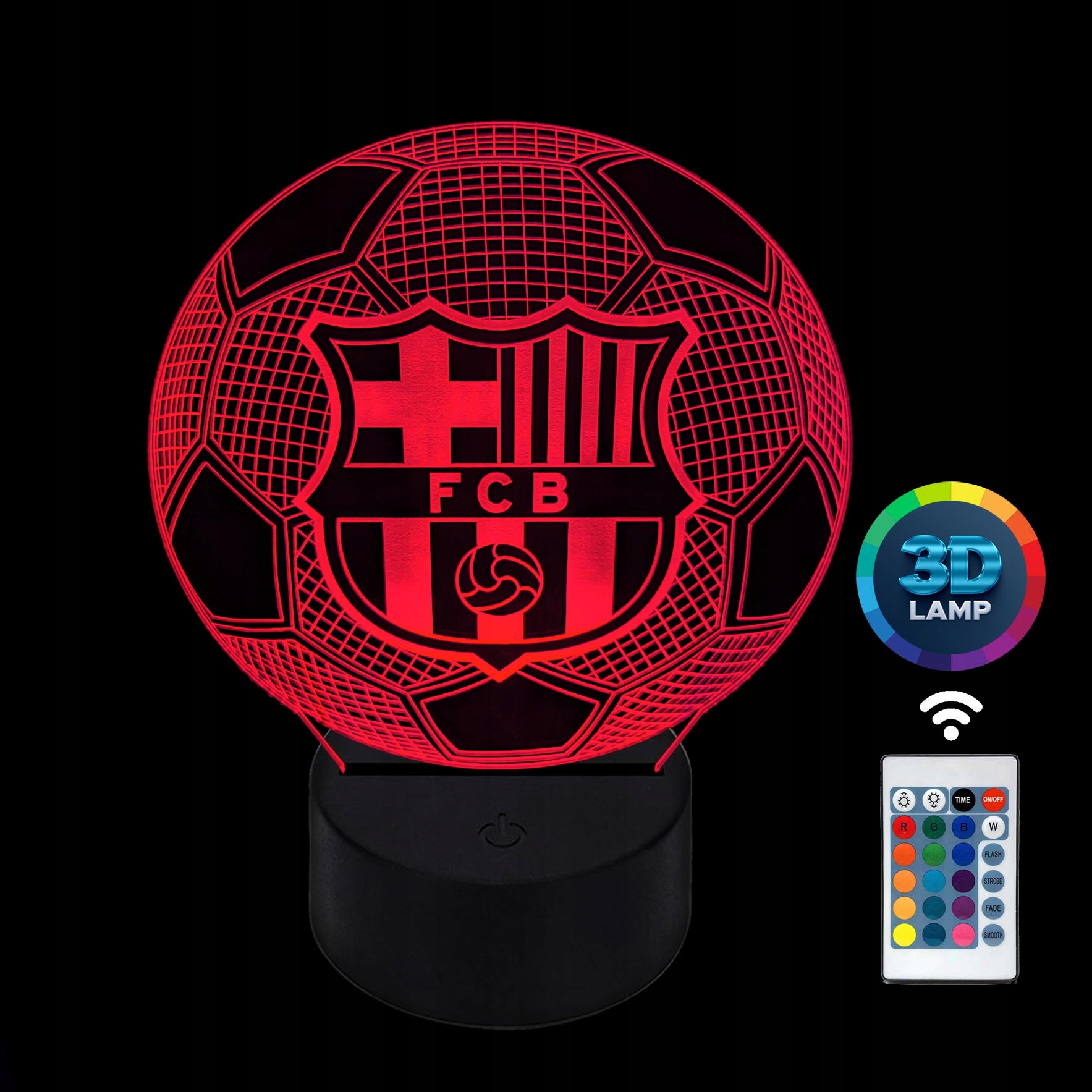 Lampka nocna FC Barcelona 3D LAMP LED Marka inna marka