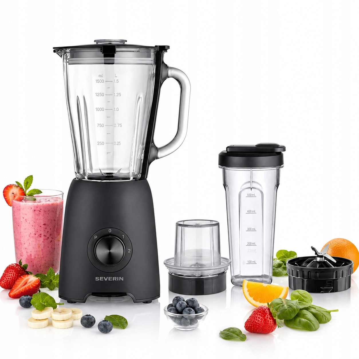 Stolný mixér Severin SM3724 600 W čierny