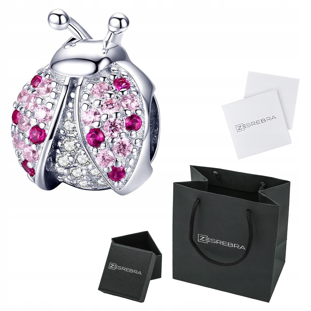 

Charms Biedronka do Pandora srebro 925 koralik