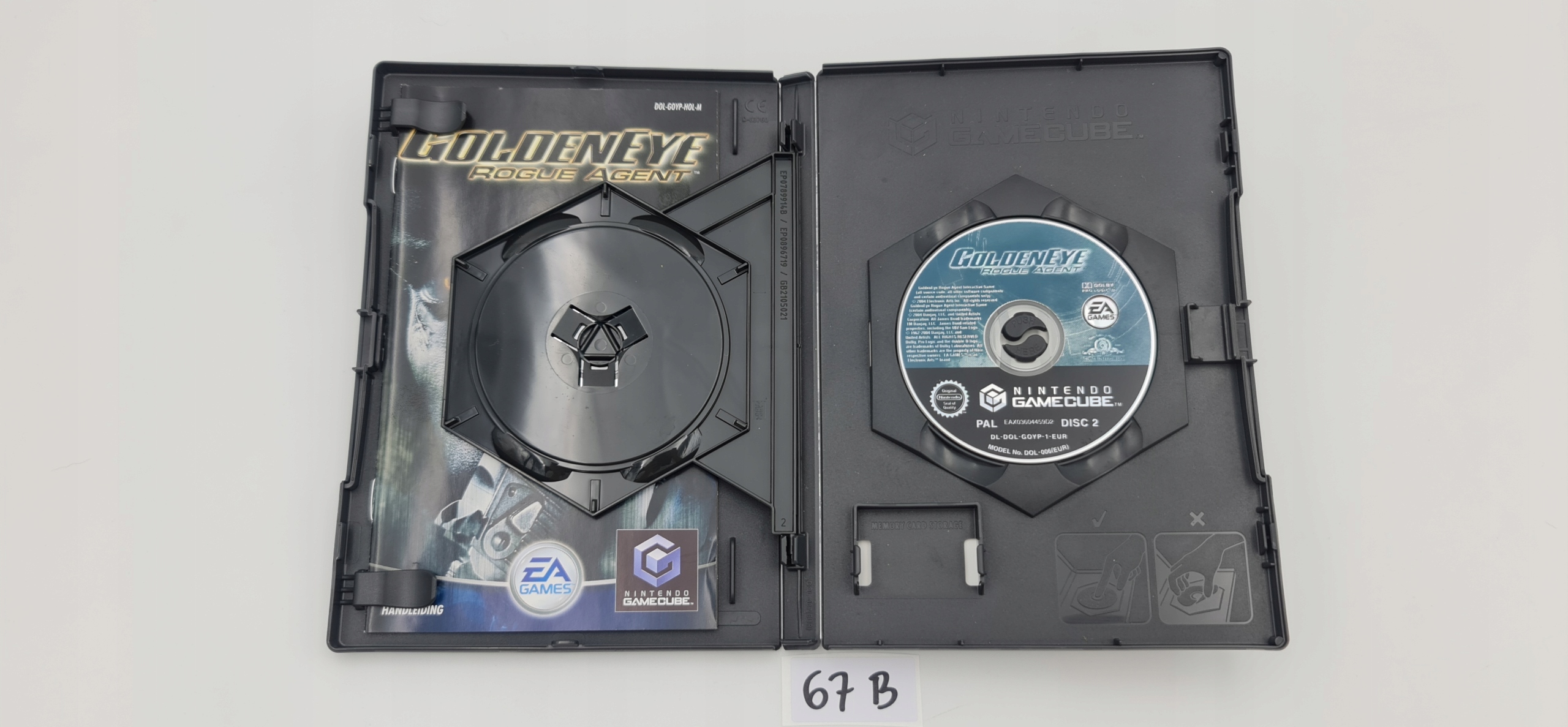NINTENDO GAMECUBE GOLDENEYE ROGUE AGENT Platforma Nintendo GameCube