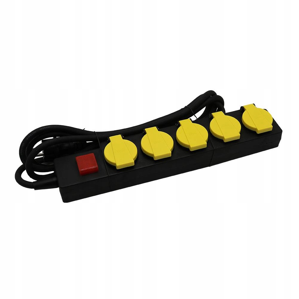 Prodlužovací Kabel V-tac 5 zásuvek 3 m IP44 Schuko
