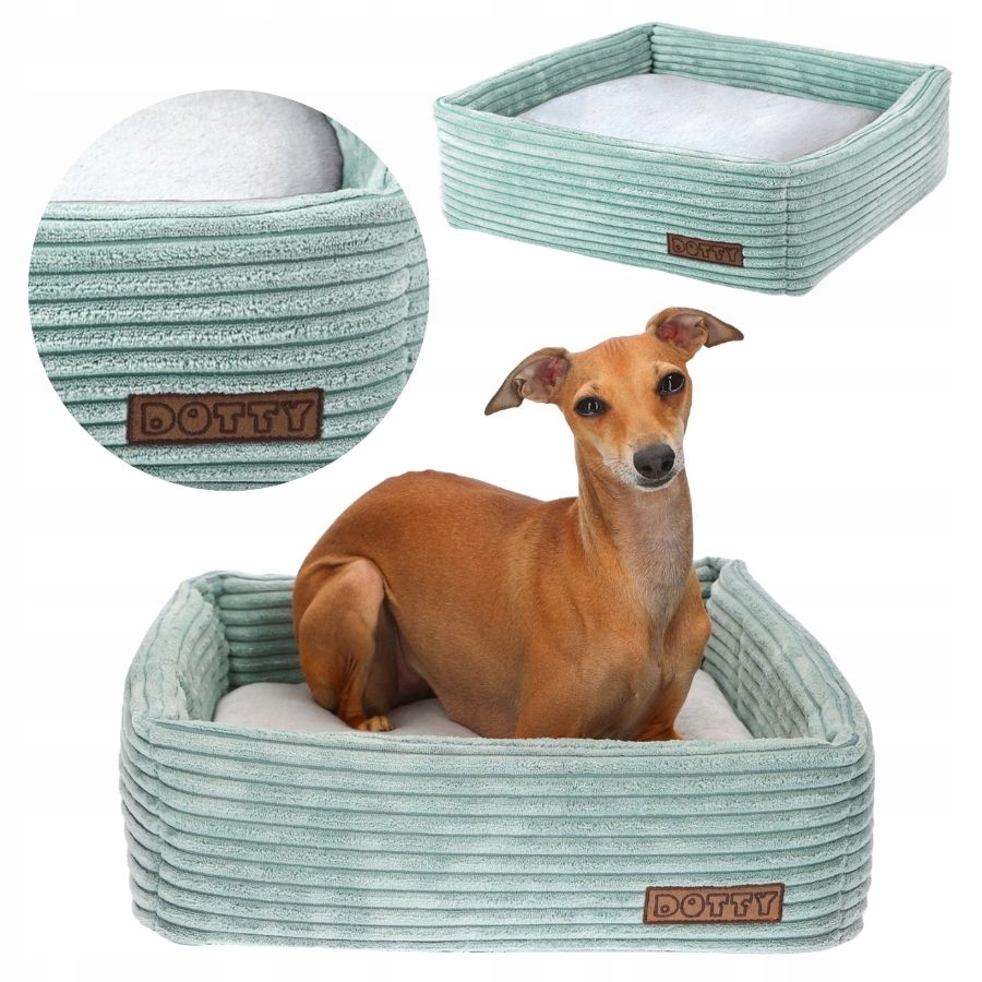 Levně Pelíšek pro psa pro kočky gauč pohovka pro psa Dotty mátový samet M