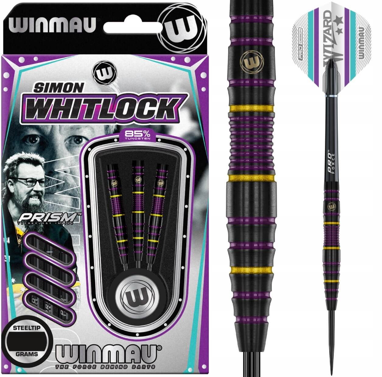 Lotki Rzutki Dart Winmau Simon Whitlock Pro-Series 85% Wolfram 22g