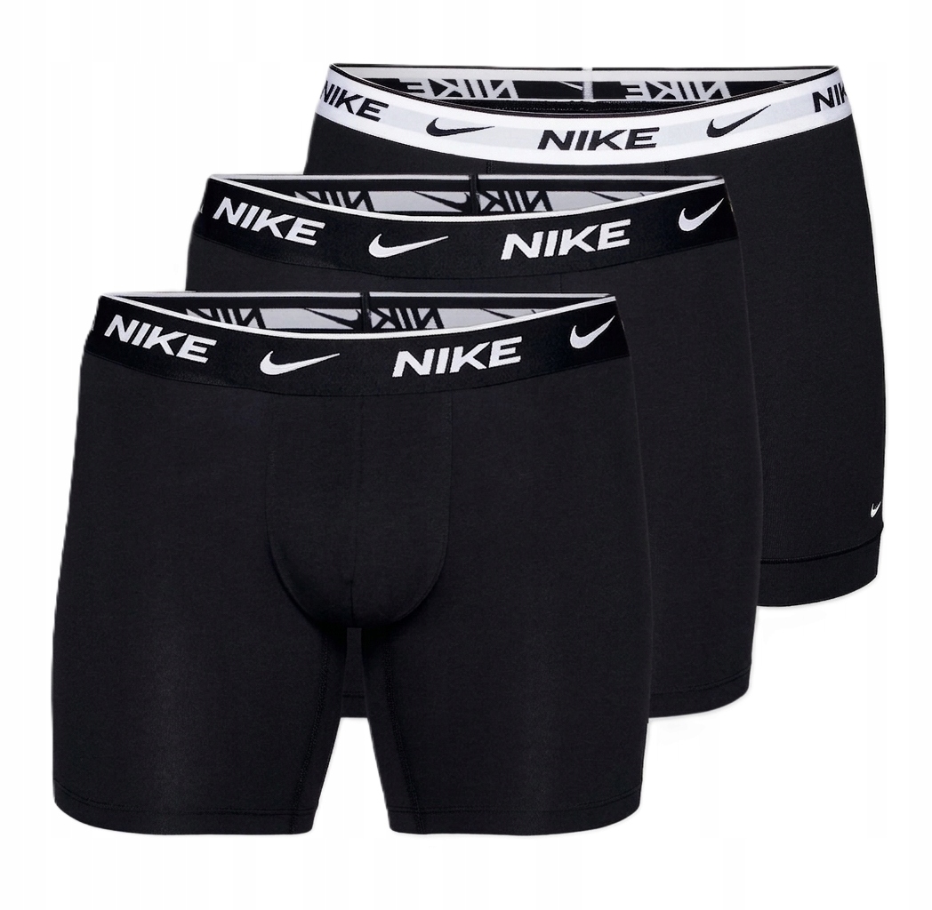 Nike Pánské Boxerky 3-PACK 0000KE1007 Ewt, sada bavlna, pohodlné