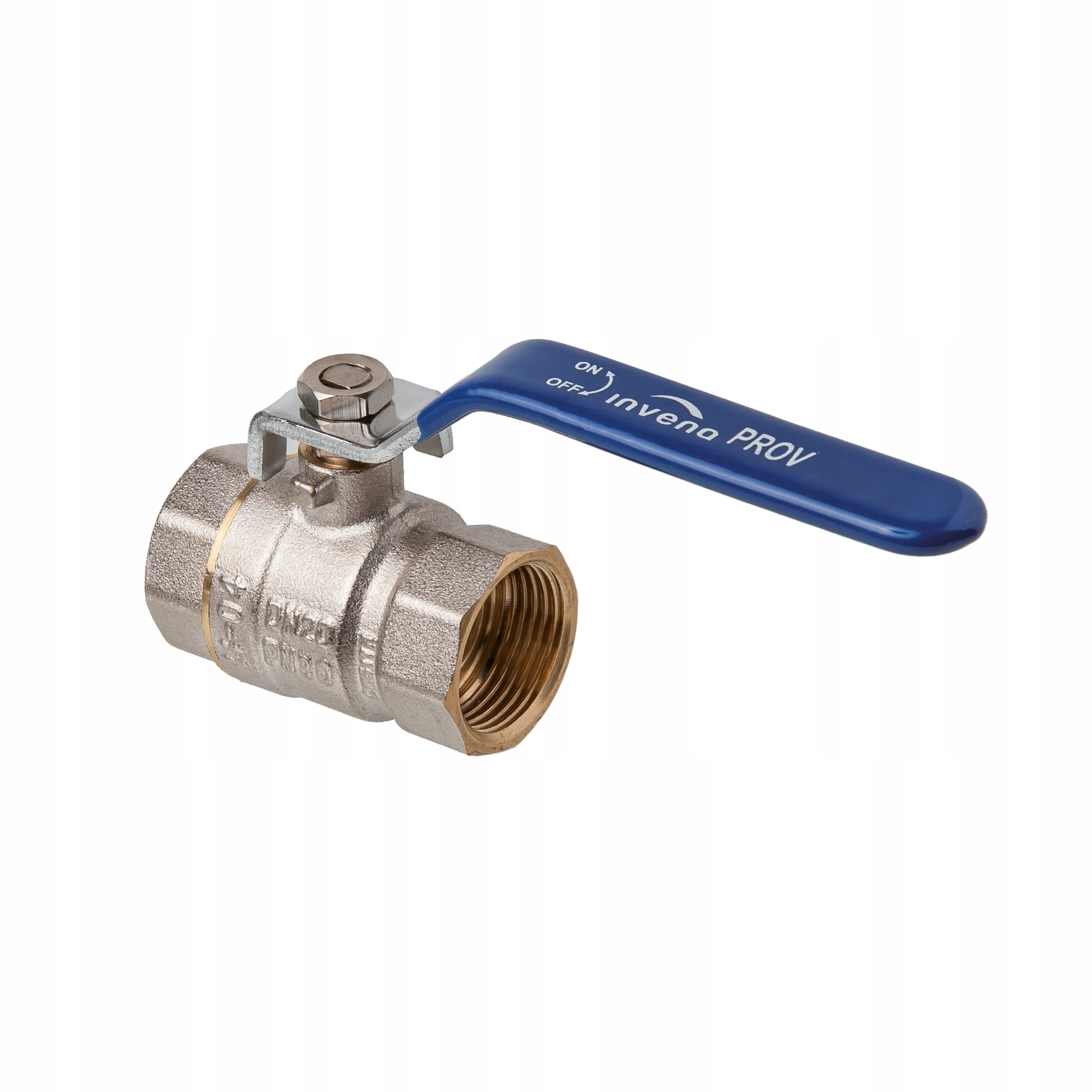 Kulový kohout Invena Prov pro vysoké zatížení 2" s ocelovou pákou, Ff