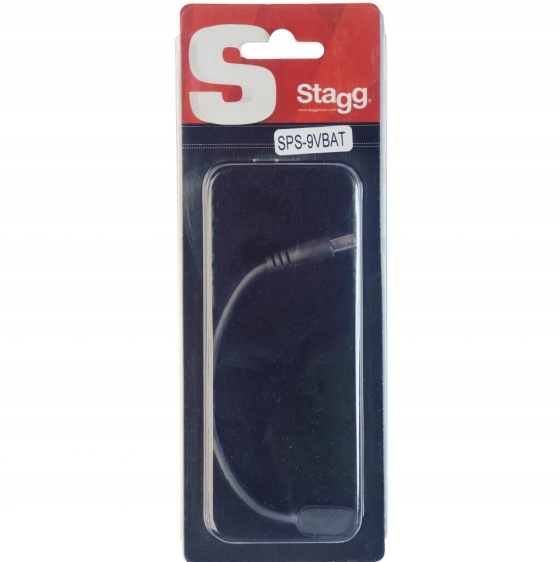 Stagg SPS-9VBAT Kabel do zasliania efektów 15cm
