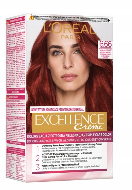

L'Oreal Excellence Farba Do Włosów 6.66