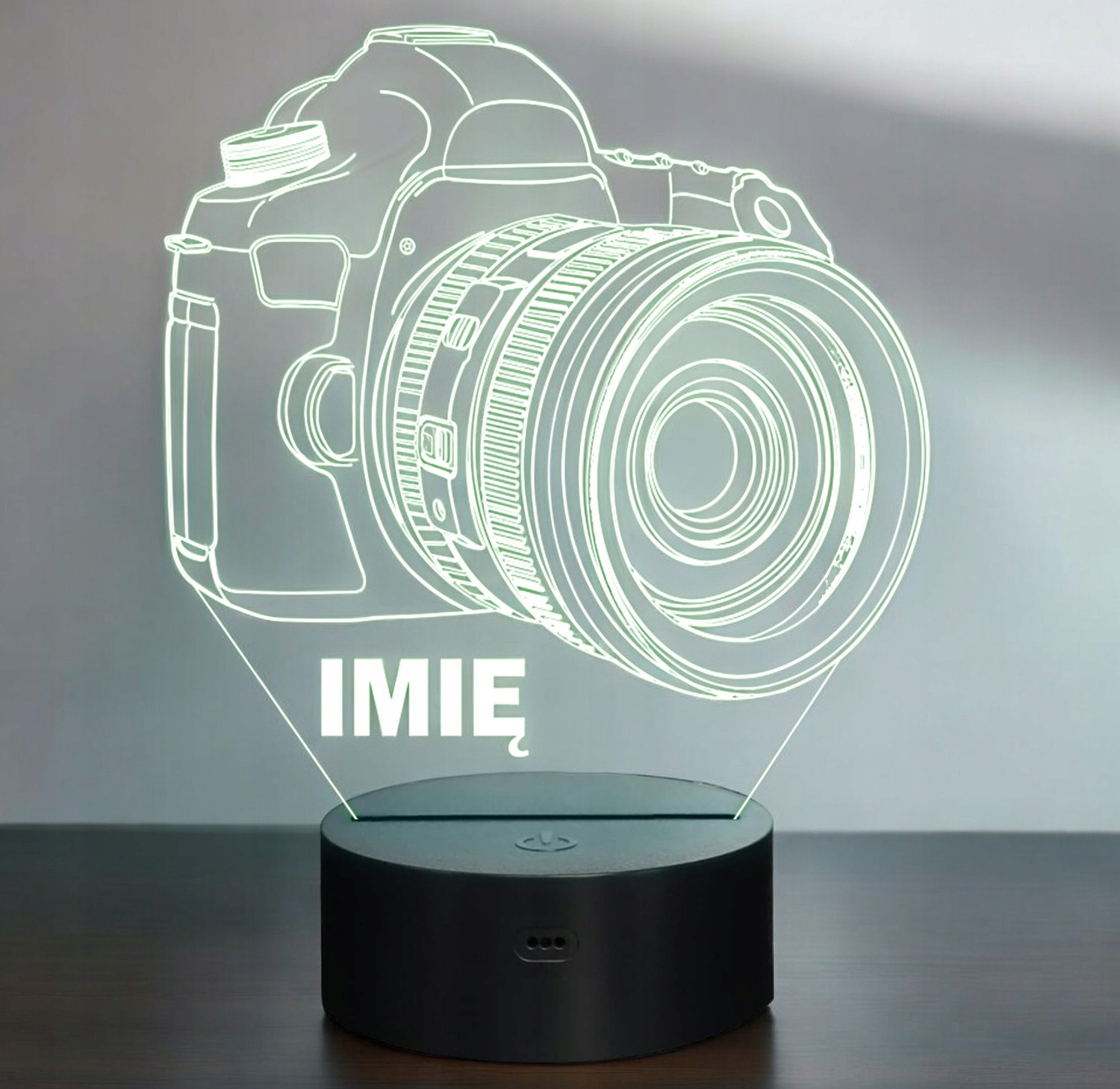 Lampka Nocna LED Aparat 3D Z Imieniem Prezent Foto Kod producenta LNL00028