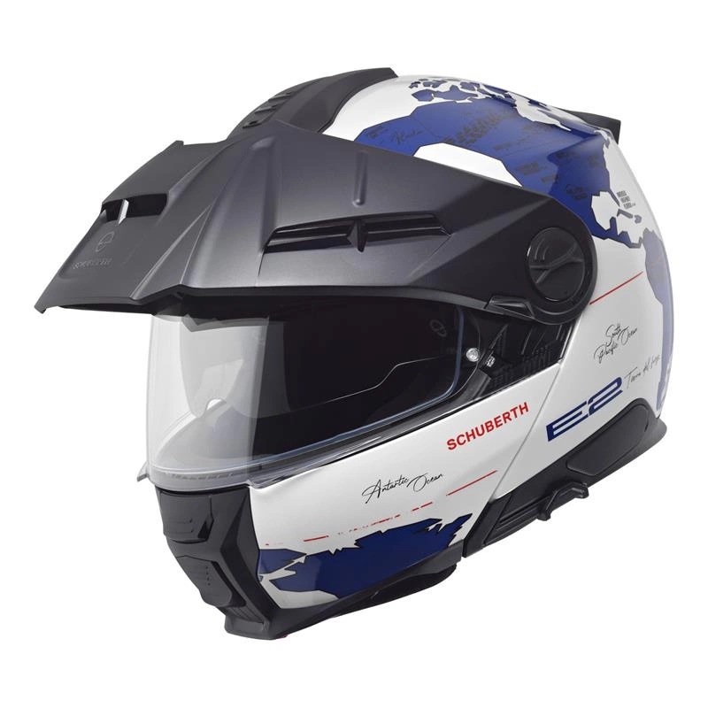 Motocyklová čeľusťová prilba Schuberth E2 Ece Atlas Blue Blenda Darčeky